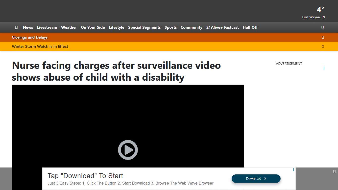 Nurse facing charges after surveillance video shows abuse of child with a disability